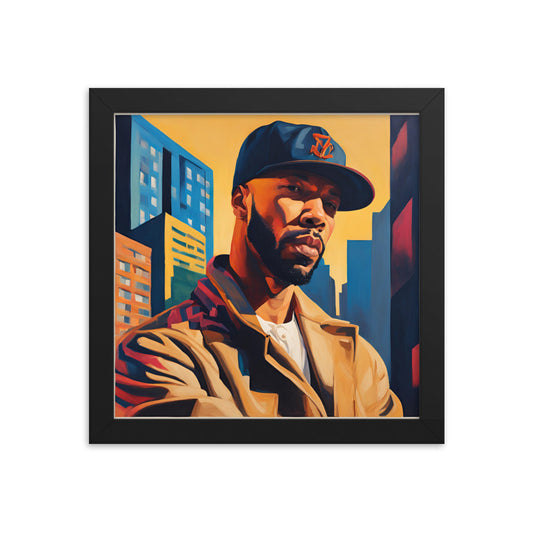 Common Portrait on Matte Paper Framed Poster - Concordia Style Boutique