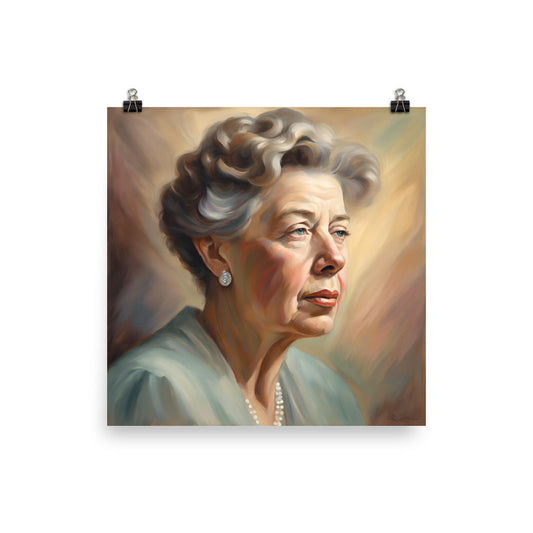 Eleanor Roosevelt Portrait on Matte Paper Poster - Concordia Style Boutique
