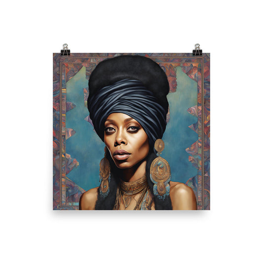 Erykah Badu Portrait on Matte Paper Poster - Concordia Style Boutique