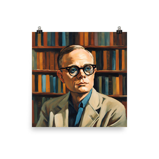 Truman Capote Portrait on Matte Paper Poster - Concordia Style Boutique