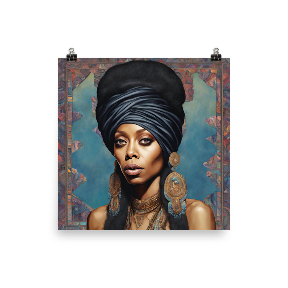 Erykah Badu Portrait on Matte Paper Poster - Concordia Style Boutique