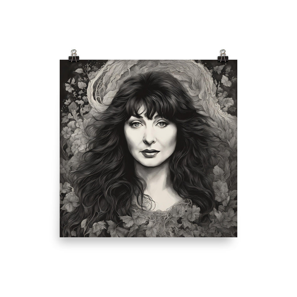 Kate Bush Portrait on Matte Paper Poster - Concordia Style Boutique