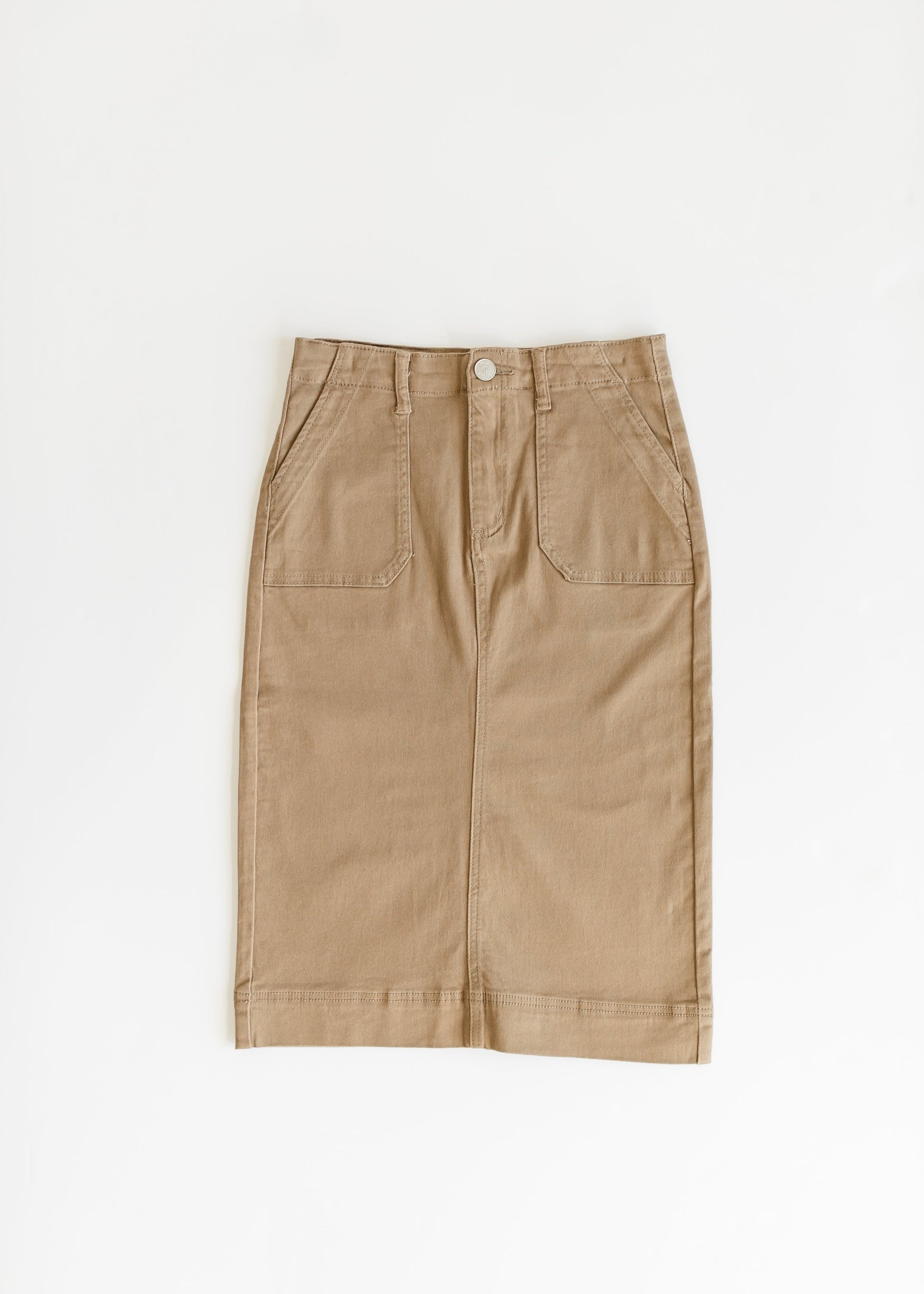 Erica Cotton Twill Midi Skirt - Concordia Style Boutique