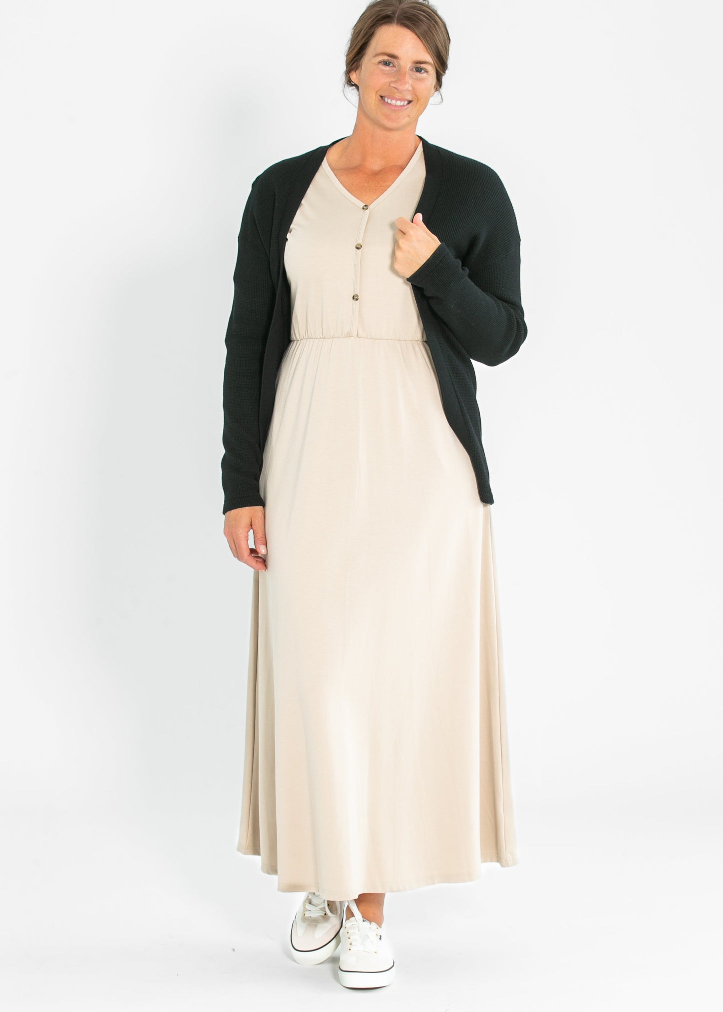 Essential Waffle Knit Cardigan - Concordia Style Boutique