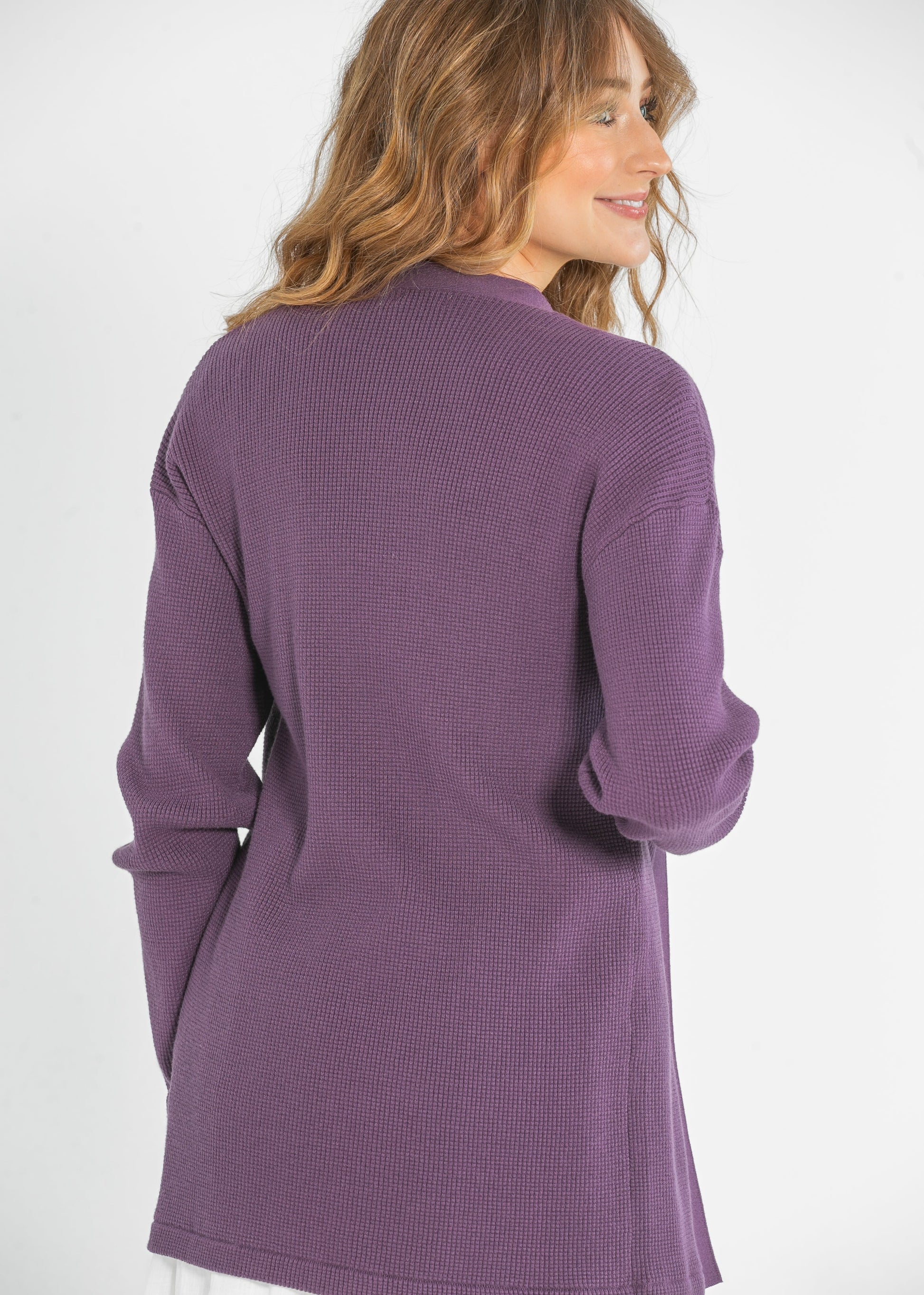 Essential Waffle Knit Cardigan - Concordia Style Boutique