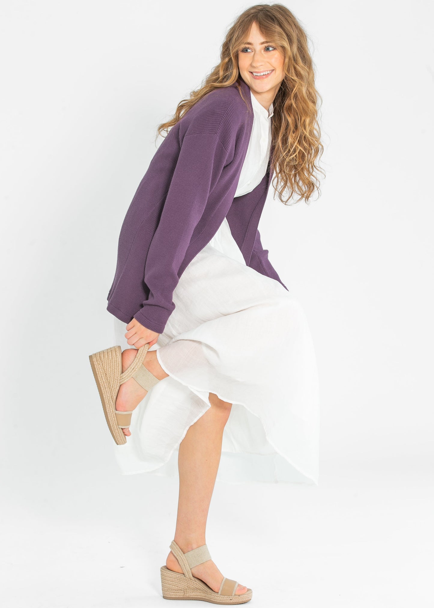 Essential Waffle Knit Cardigan - Concordia Style Boutique