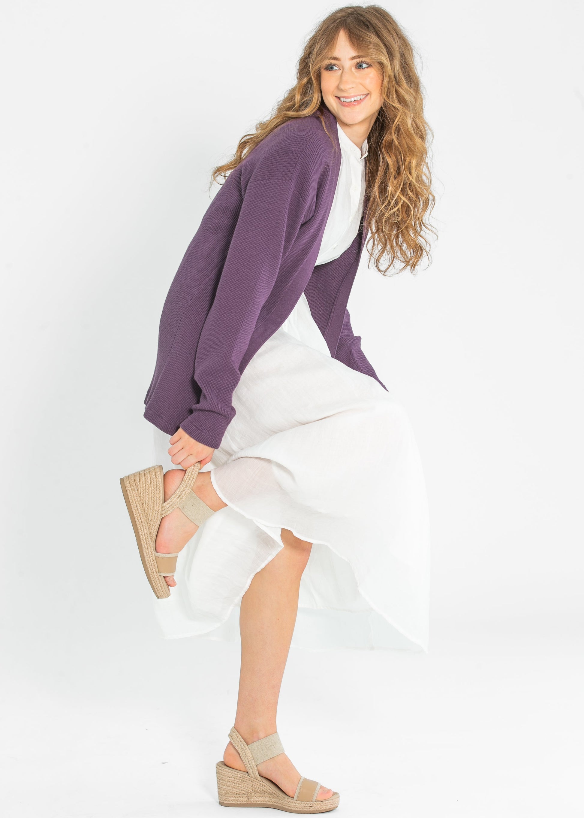 Essential Waffle Knit Cardigan - Concordia Style Boutique