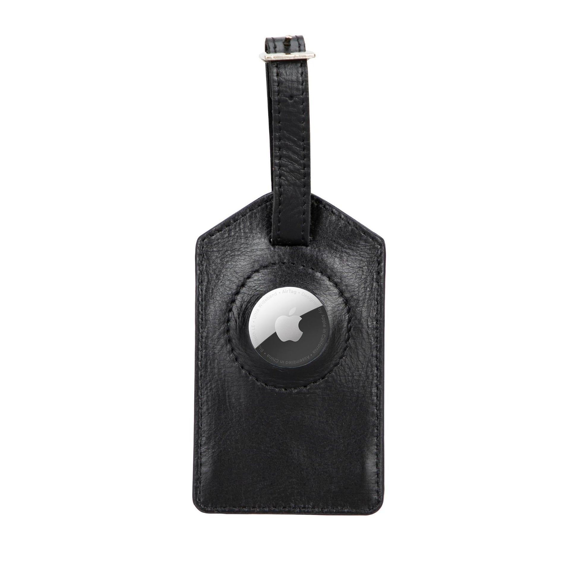 Estes Genuine Leather Luggage Tag with AirTag Slot - Concordia Style Boutique