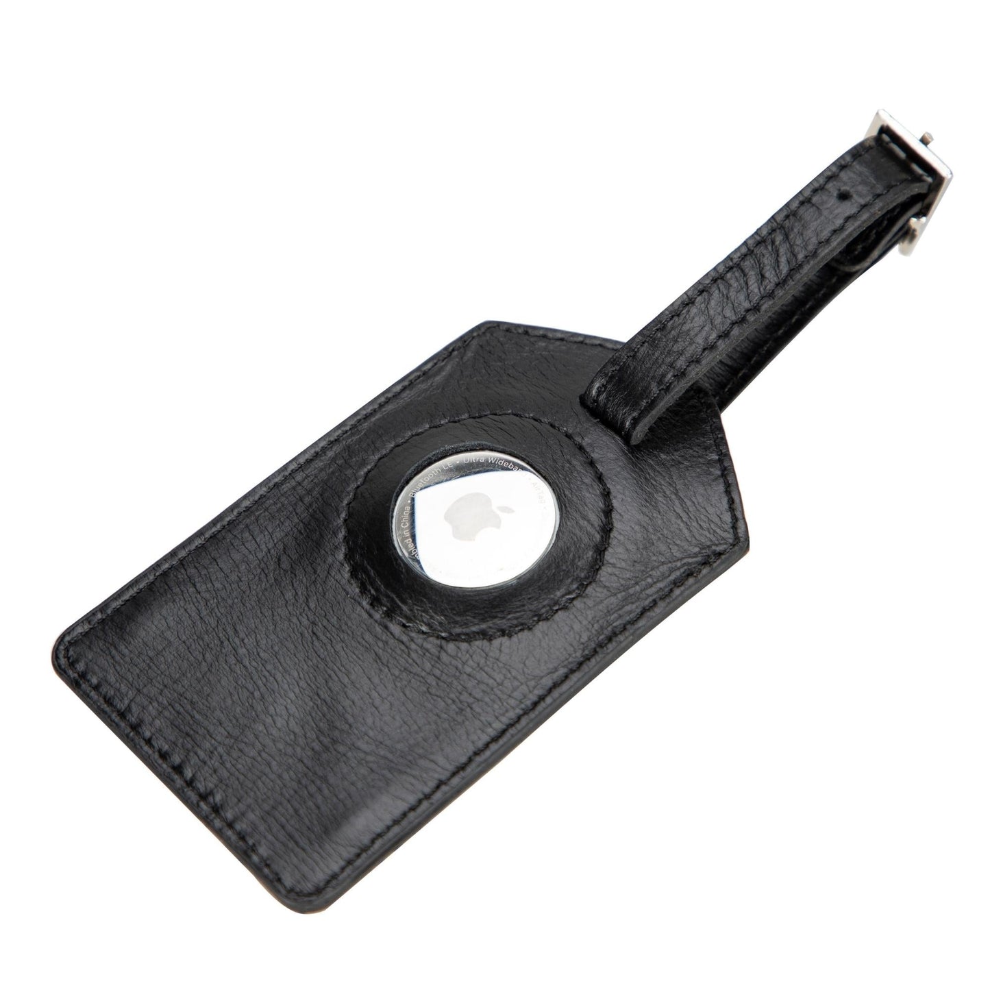 Estes Genuine Leather Luggage Tag with AirTag Slot - Concordia Style Boutique