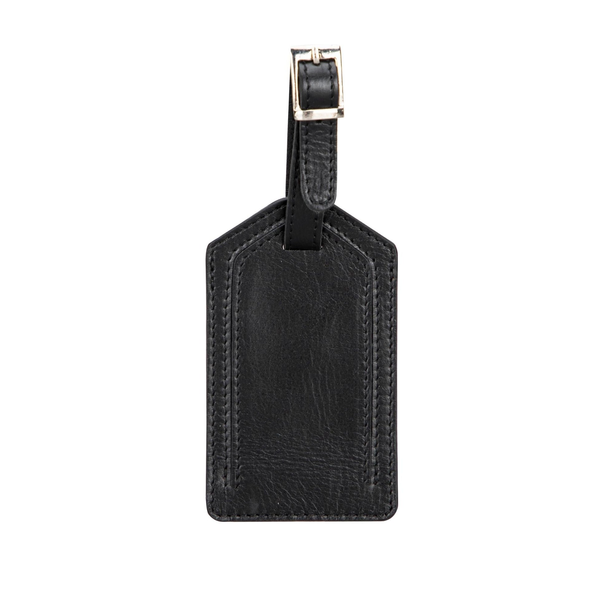 Estes Genuine Leather Luggage Tag with AirTag Slot - Concordia Style Boutique