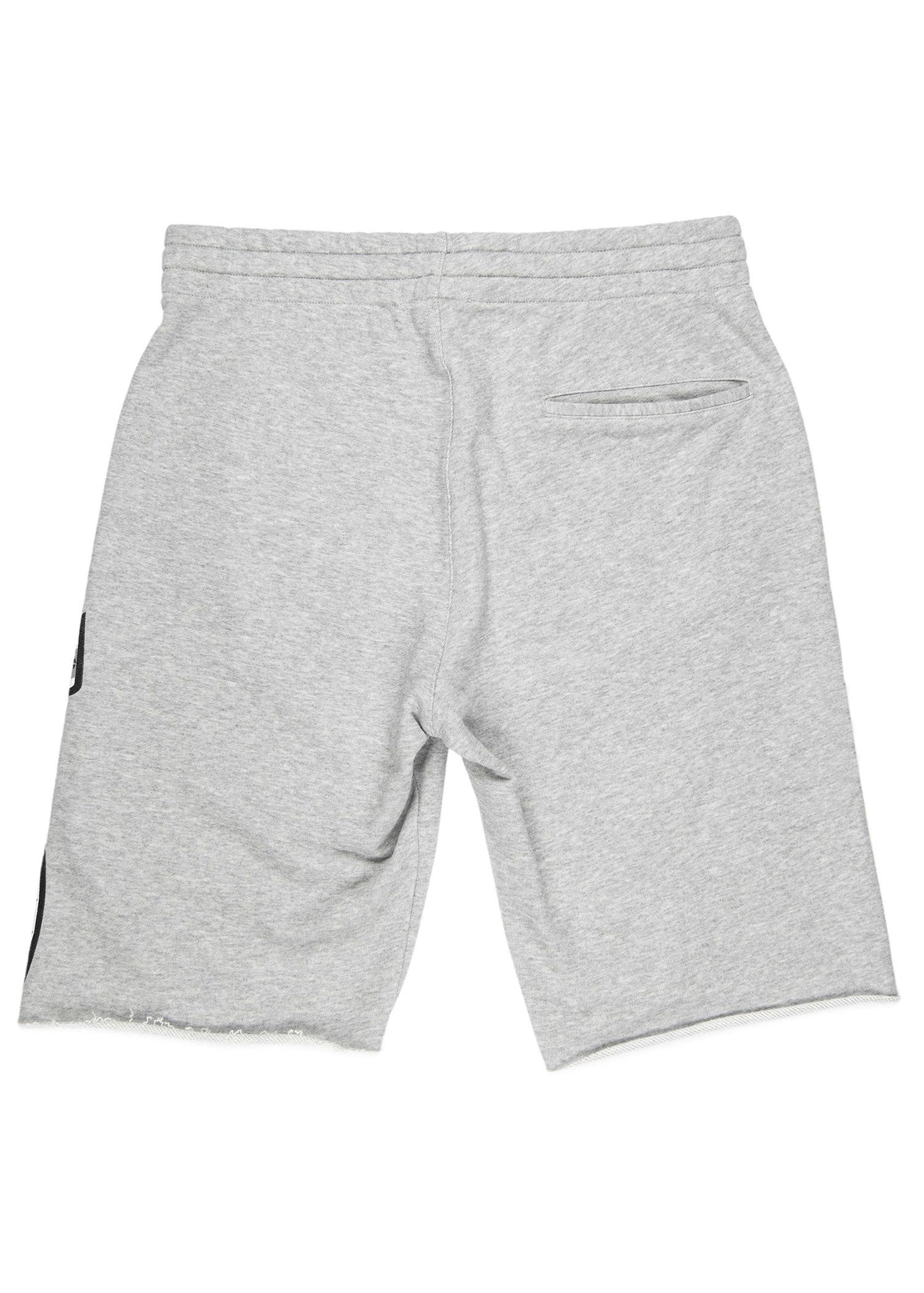 Bomber Heather | Mens Raw Edge Short