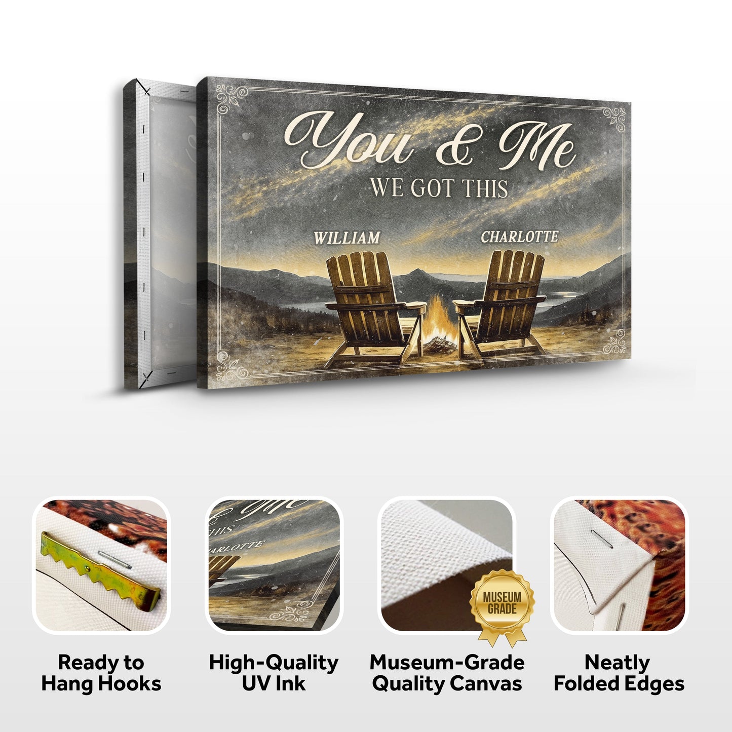 Camping Themed We Got This Couple Sign