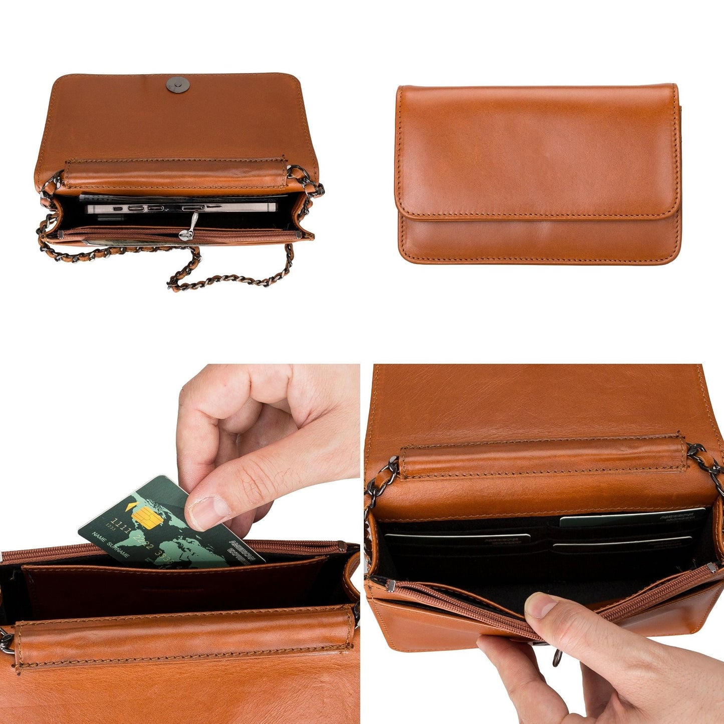 Evanston Minimalist Leather Handbag for Women - Concordia Style Boutique