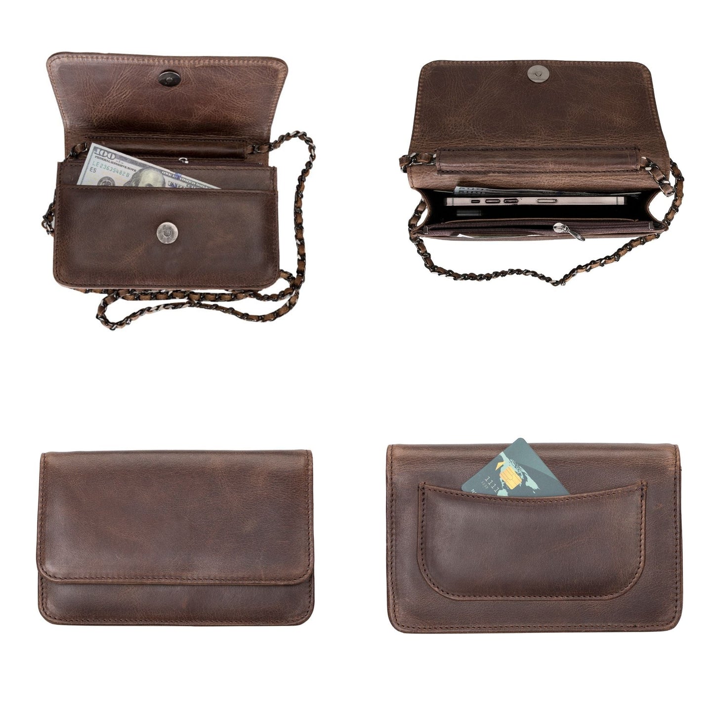 Evanston Minimalist Leather Handbag for Women - Concordia Style Boutique