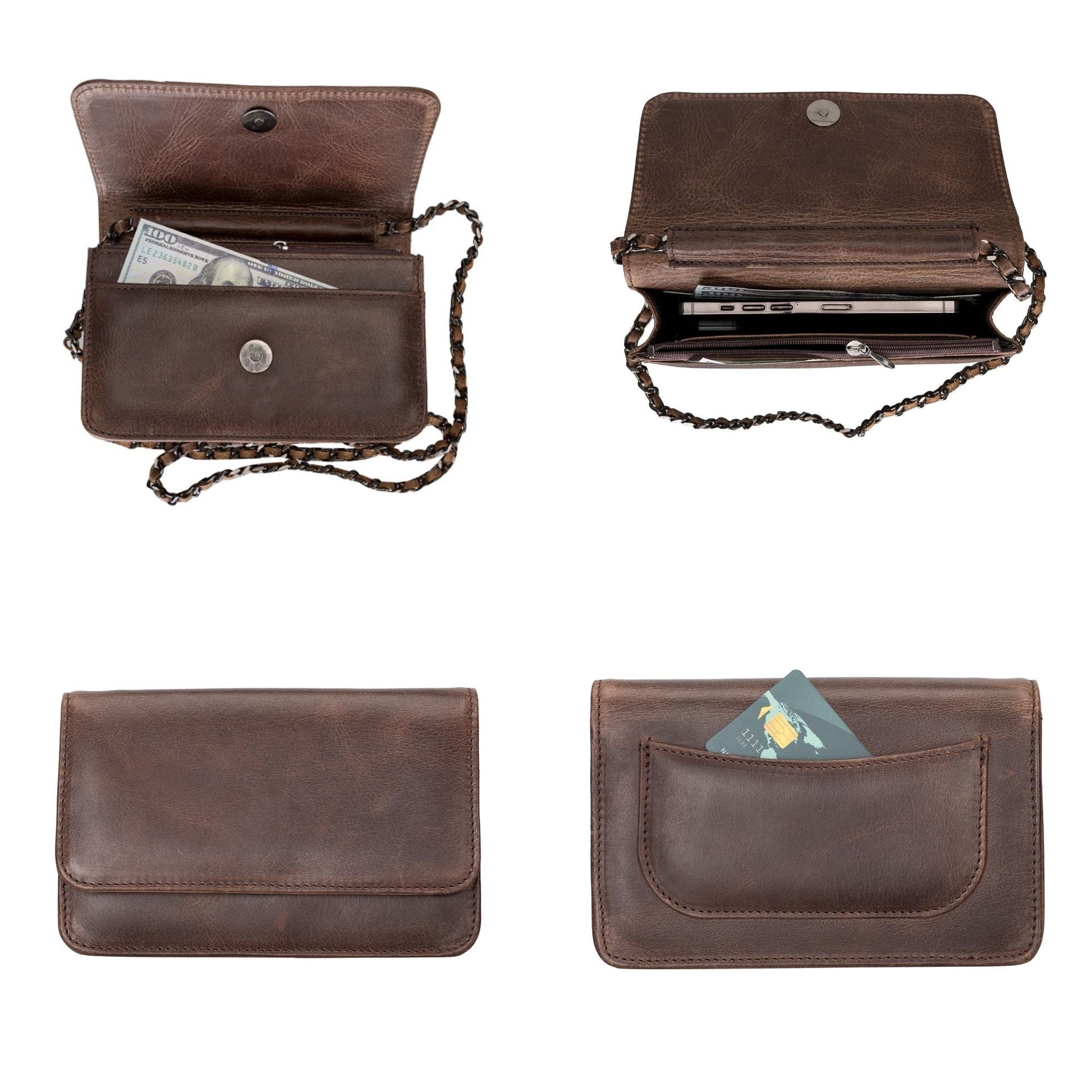 Evanston Minimalist Leather Handbag for Women - Concordia Style Boutique