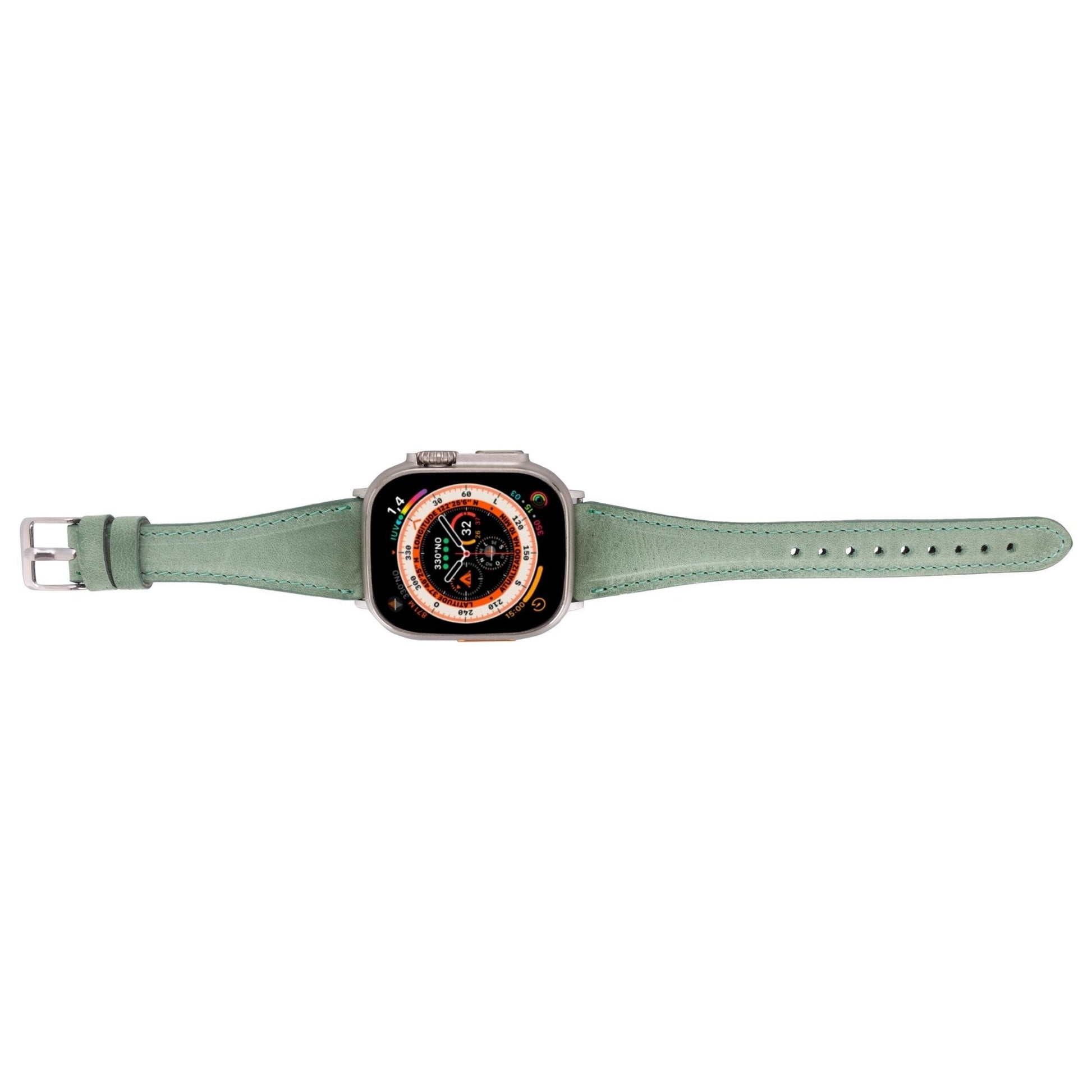 Evansville Slim Leather Bands for Apple Watch 9, Ultra 2 & SE - Concordia Style Boutique