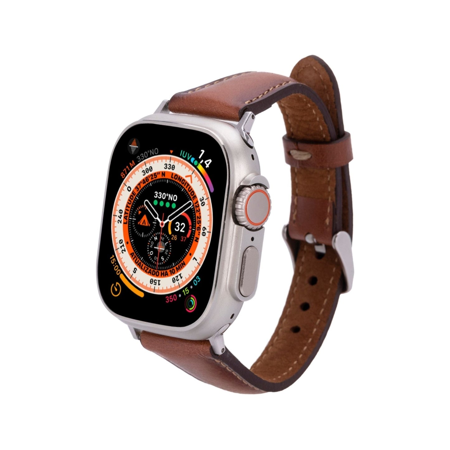 Evansville Slim Leather Bands for Apple Watch 9, Ultra 2 & SE - Concordia Style Boutique