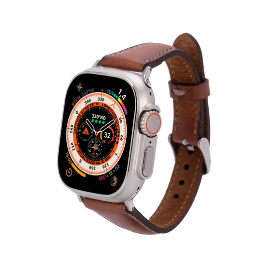 Evansville Slim Leather Bands for Apple Watch 9, Ultra 2 & SE - Concordia Style Boutique