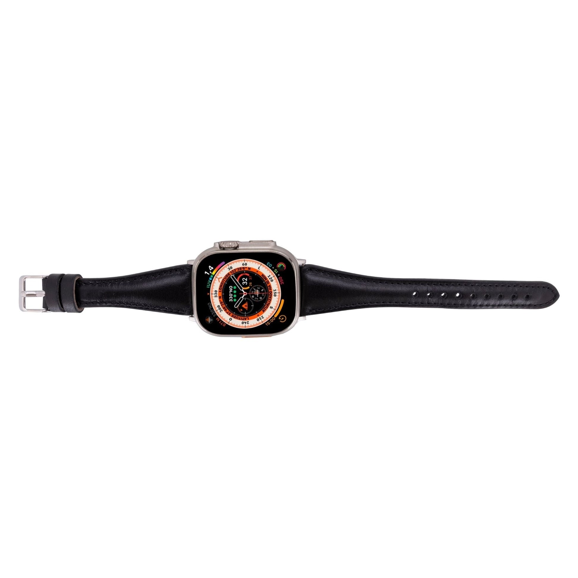 Evansville Slim Leather Bands for Apple Watch 9, Ultra 2 & SE - Concordia Style Boutique