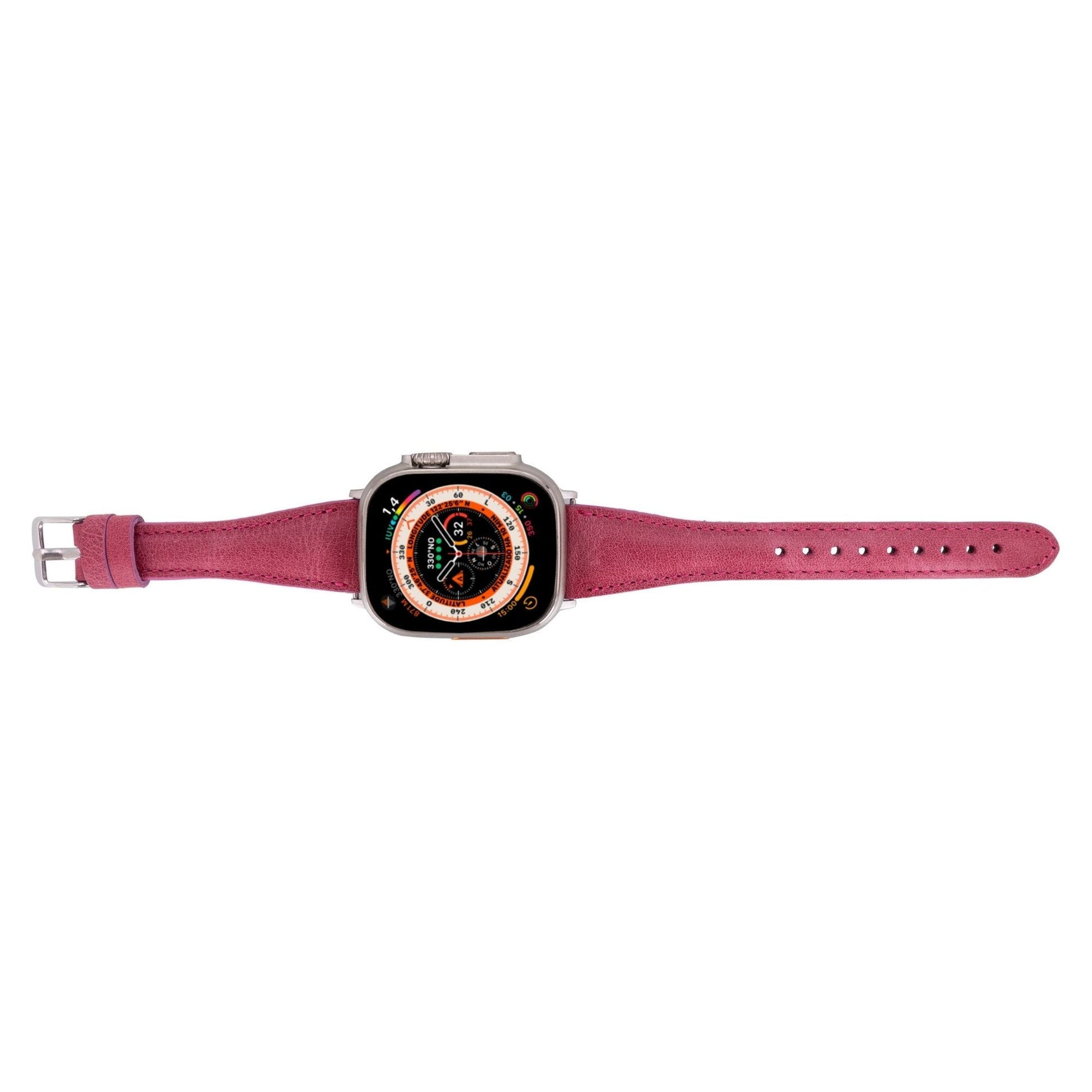 Evansville Slim Leather Bands for Apple Watch 9, Ultra 2 & SE - Concordia Style Boutique