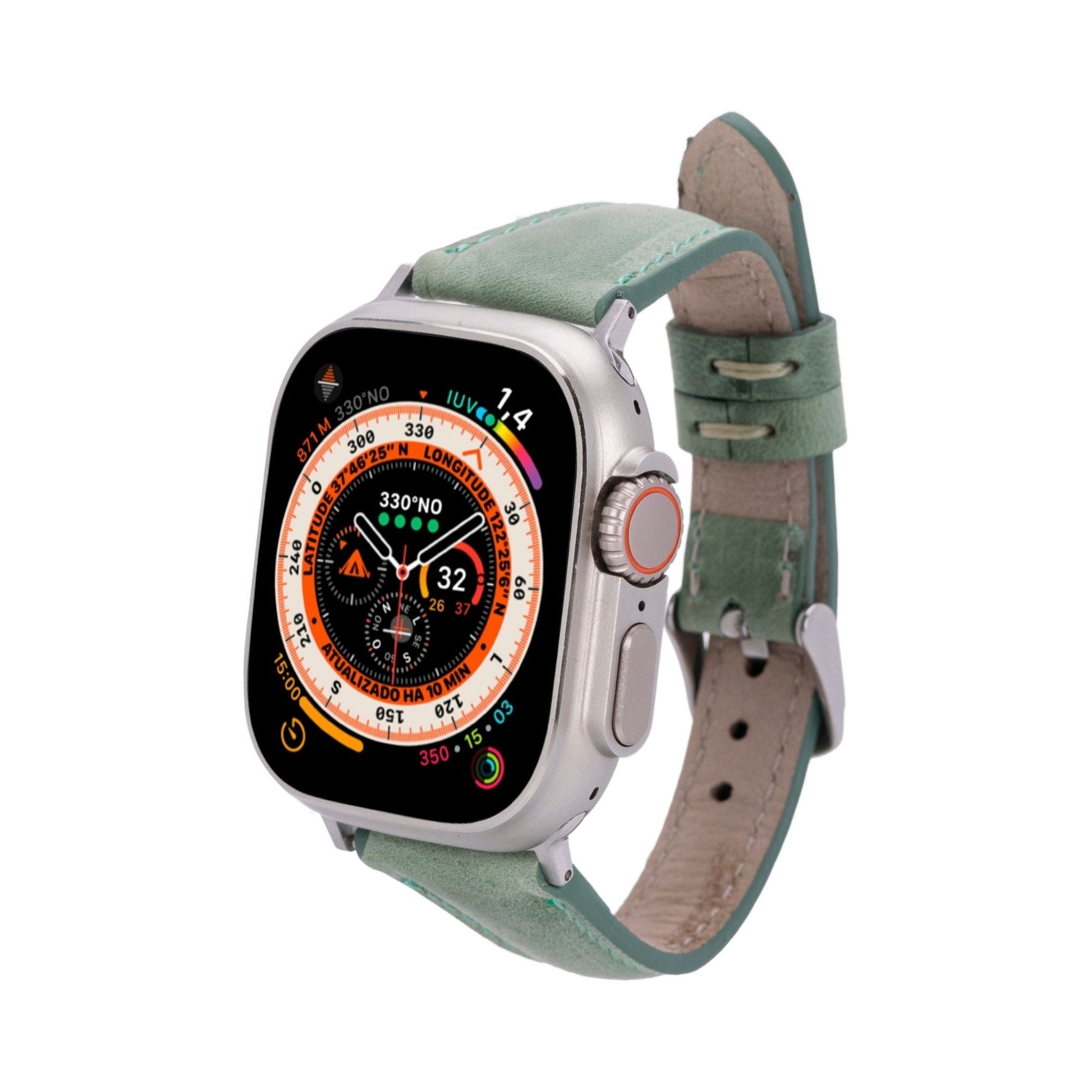 Evansville Slim Leather Bands for Apple Watch 9, Ultra 2 & SE - Concordia Style Boutique