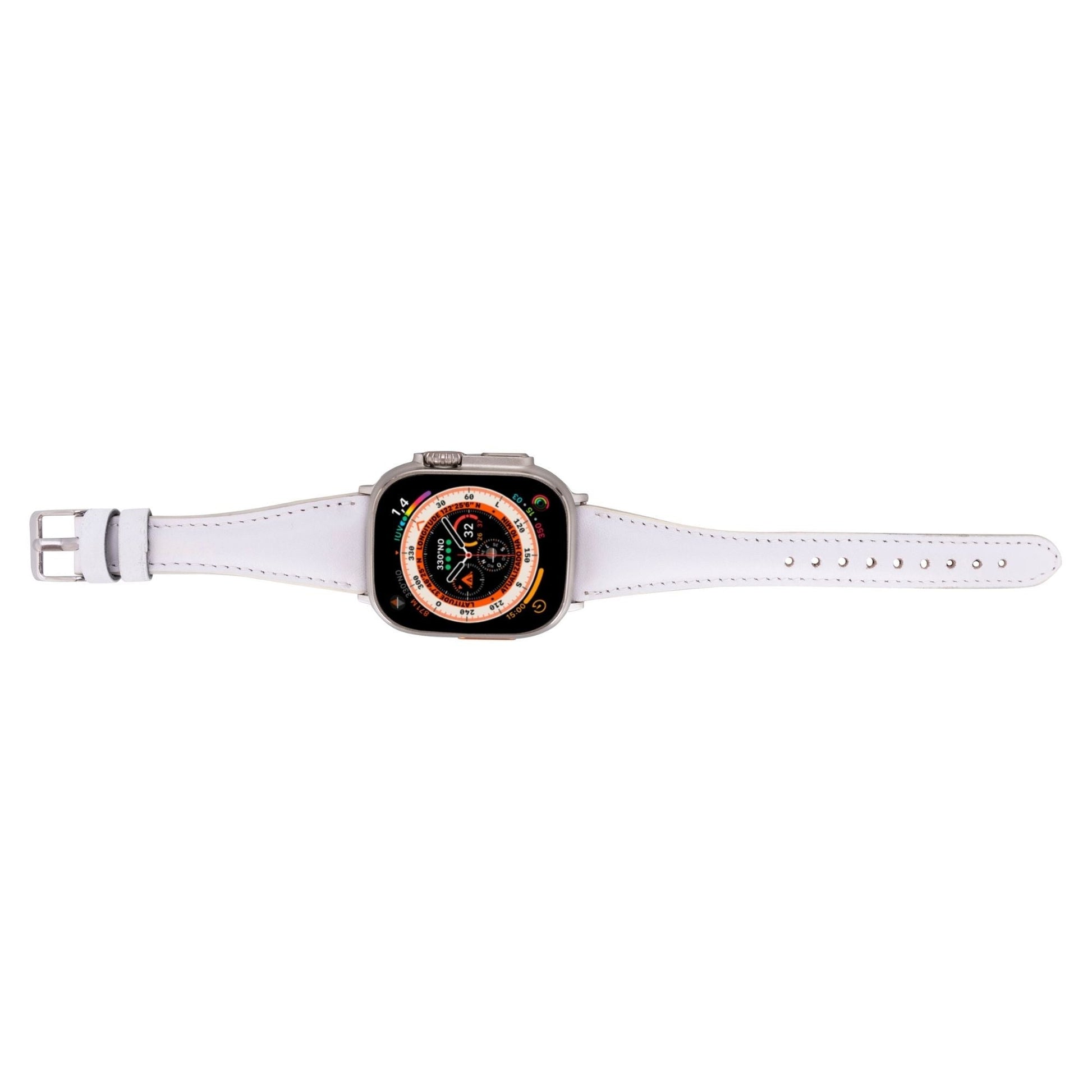 Evansville Slim Leather Bands for Apple Watch 9, Ultra 2 & SE - Concordia Style Boutique