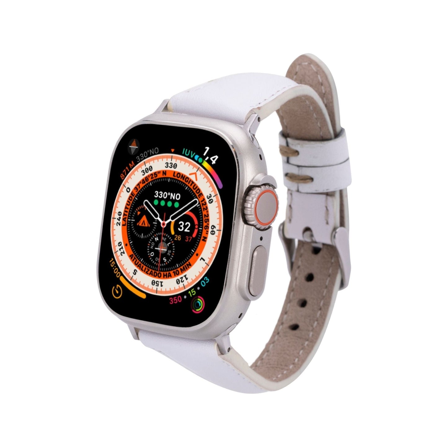 Evansville Slim Leather Bands for Apple Watch 9, Ultra 2 & SE - Concordia Style Boutique