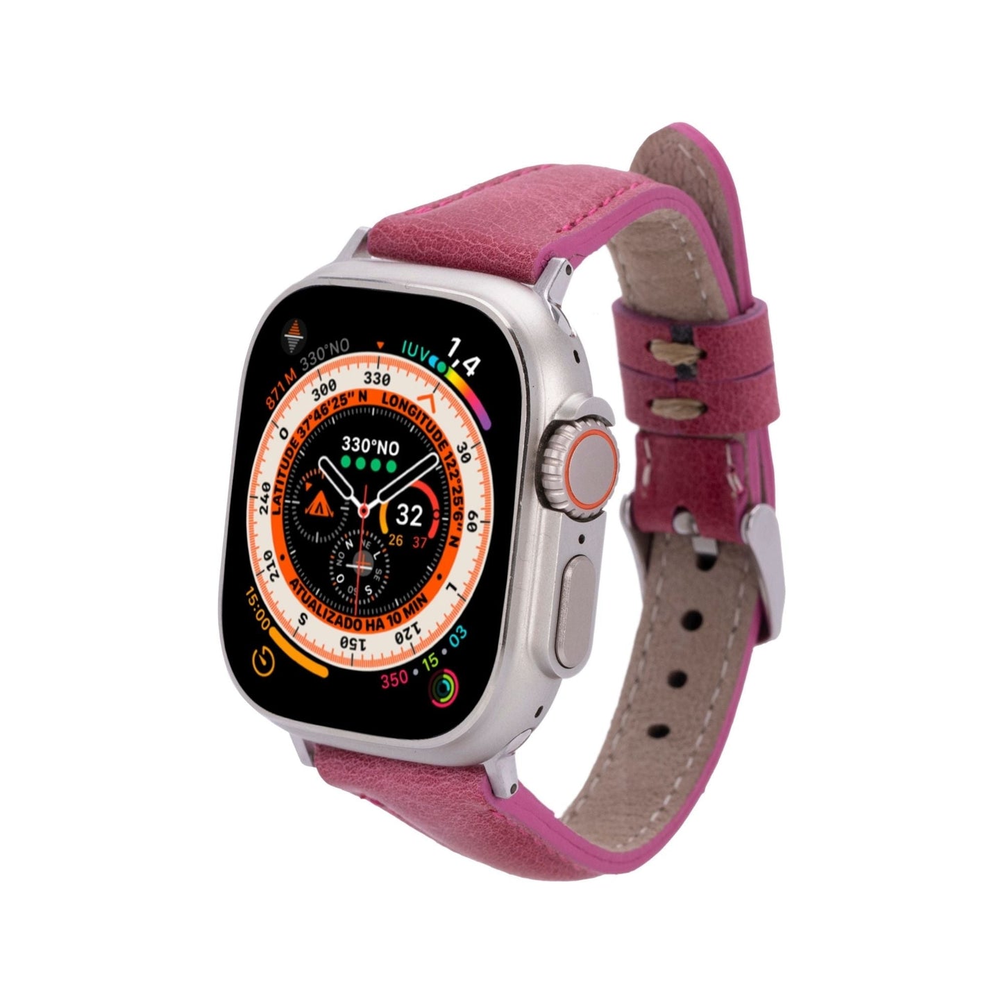 Evansville Slim Leather Bands for Apple Watch 9, Ultra 2 & SE - Concordia Style Boutique