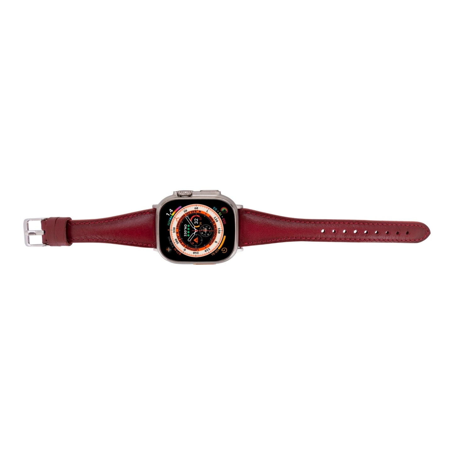 Evansville Slim Leather Bands for Apple Watch 9, Ultra 2 & SE - Concordia Style Boutique