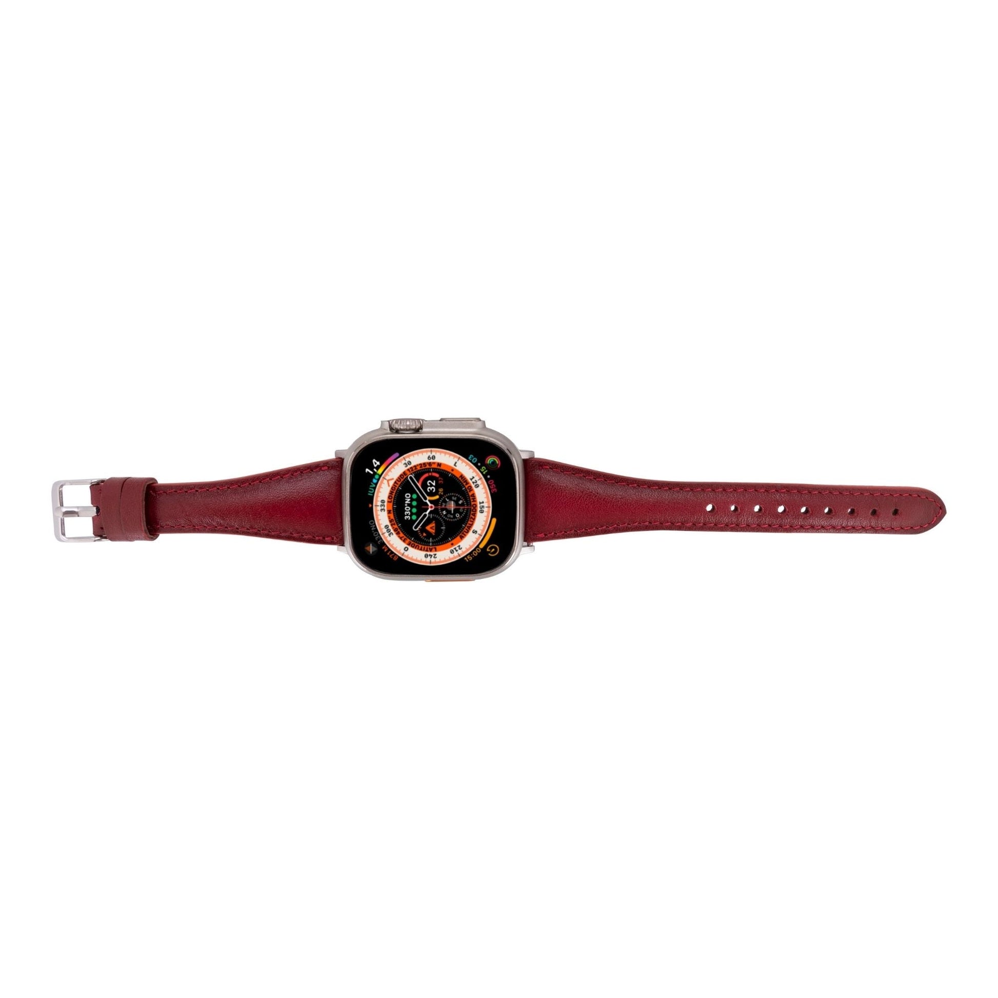 Evansville Slim Leather Bands for Apple Watch 9, Ultra 2 & SE - Concordia Style Boutique