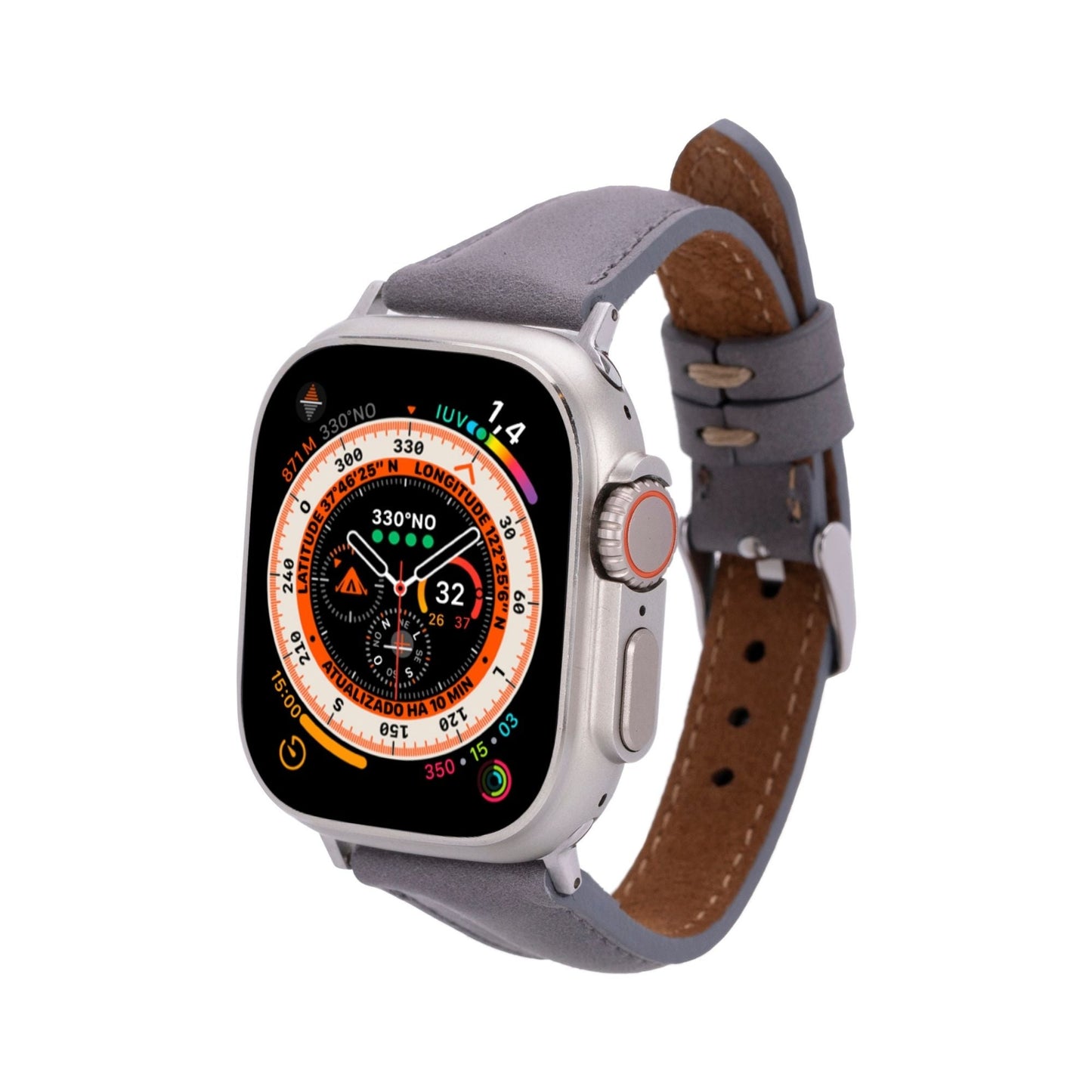 Evansville Slim Leather Bands for Apple Watch 9, Ultra 2 & SE - Concordia Style Boutique