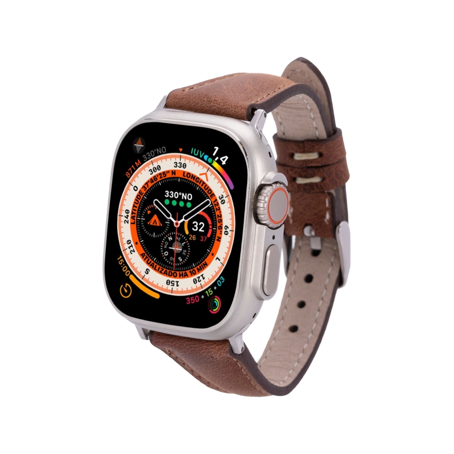 Evansville Slim Leather Bands for Apple Watch 9, Ultra 2 & SE - Concordia Style Boutique
