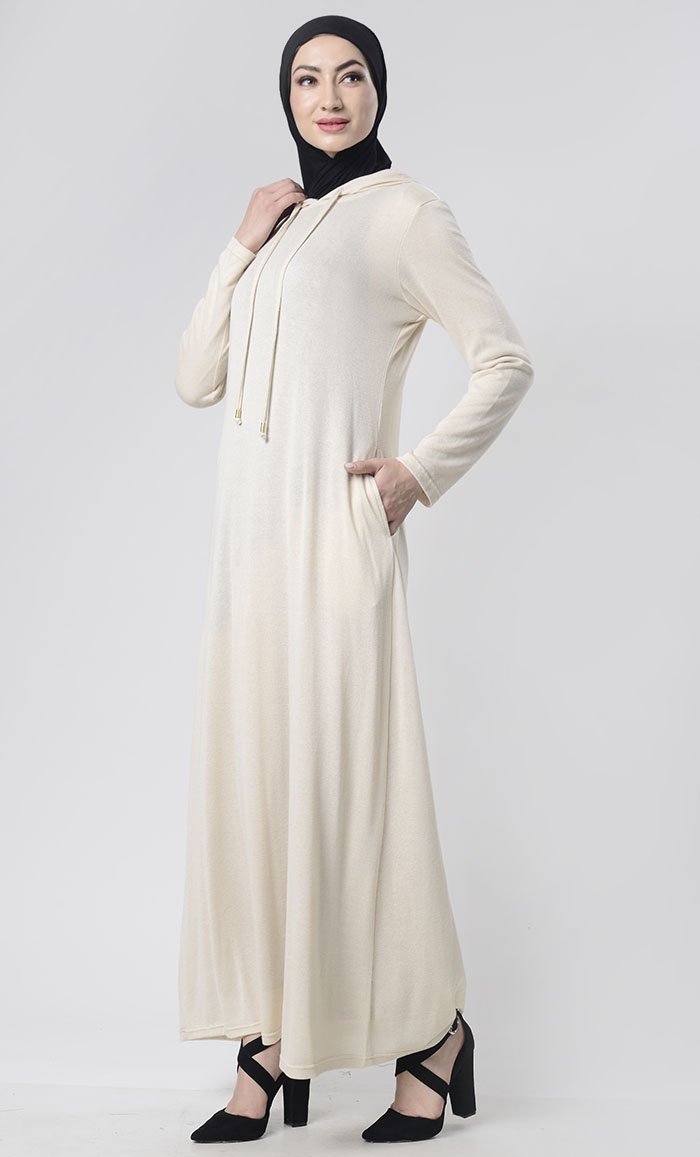 Everyday Casual Wear Abaya With Pockets