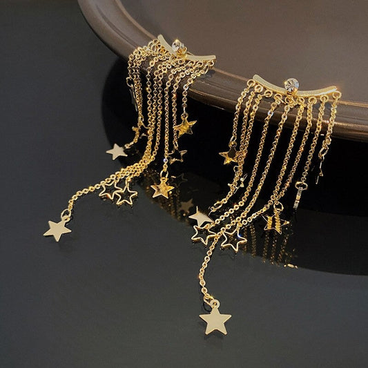STAR TASSEL EARRINGS (PAIR) - Concordia Style Boutique