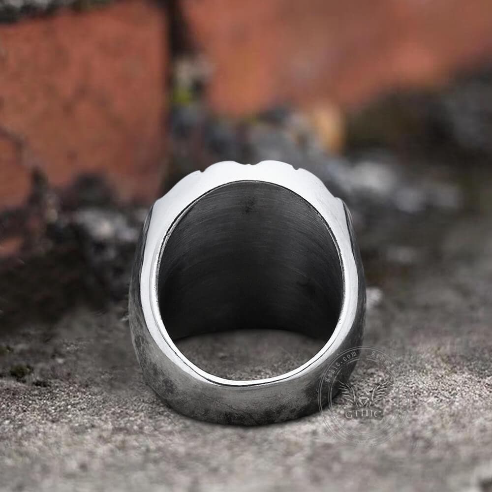 Eye Of Providence Stainless Steel Masonic Ring