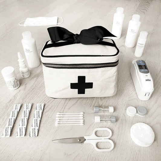 Meds and First Aid Storage Box, Cream - Concordia Style Boutique