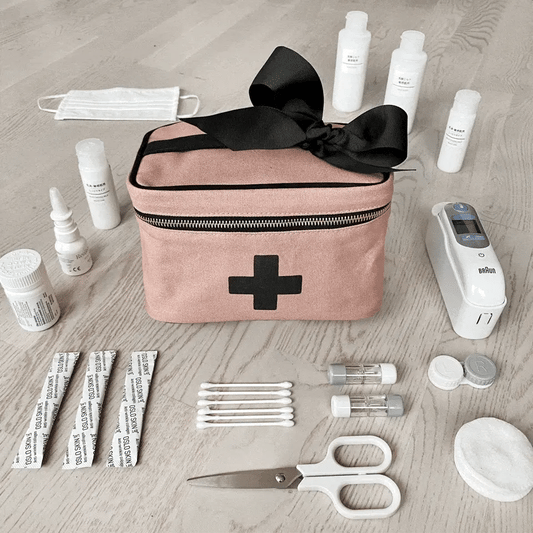 Meds and First Aid Storage Box, Pink/Blush - Concordia Style Boutique