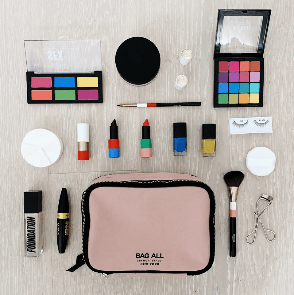 Double Sided Toiletry Case, Pink/Blush - Concordia Style Boutique