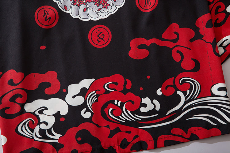 YC6040 Blood Devil Kimono - Concordia Style Boutique
