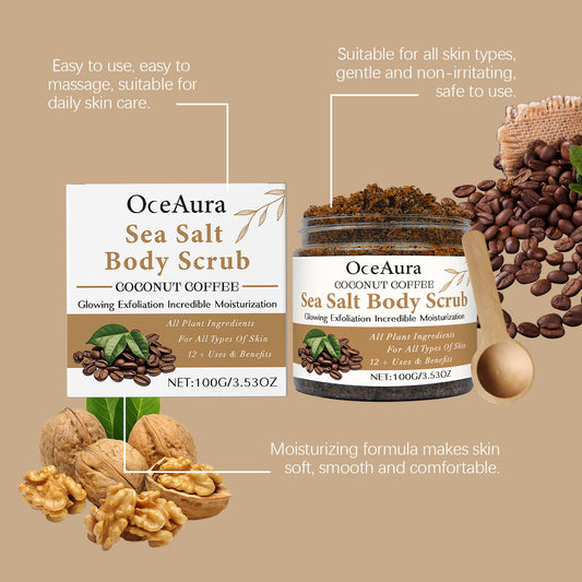 Coconut Coffee Body Scrub Cream - Premium Coconut Coffee Body Scrub Cream from Concordia Style Boutique - Just $12.35! Shop now at Concordia Style Boutique