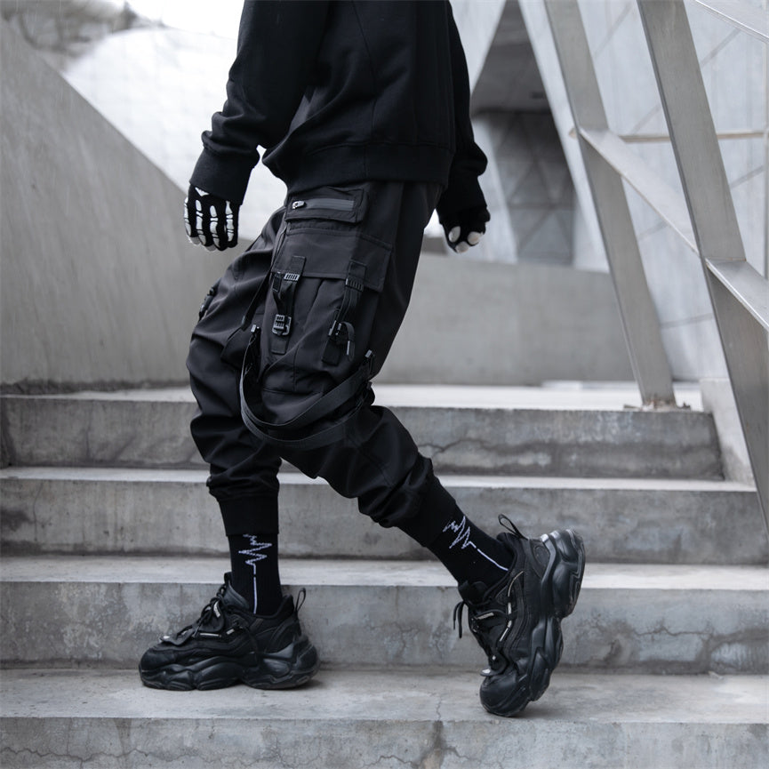 IBP171 Paratrooper Matte Black Joggers - Concordia Style Boutique
