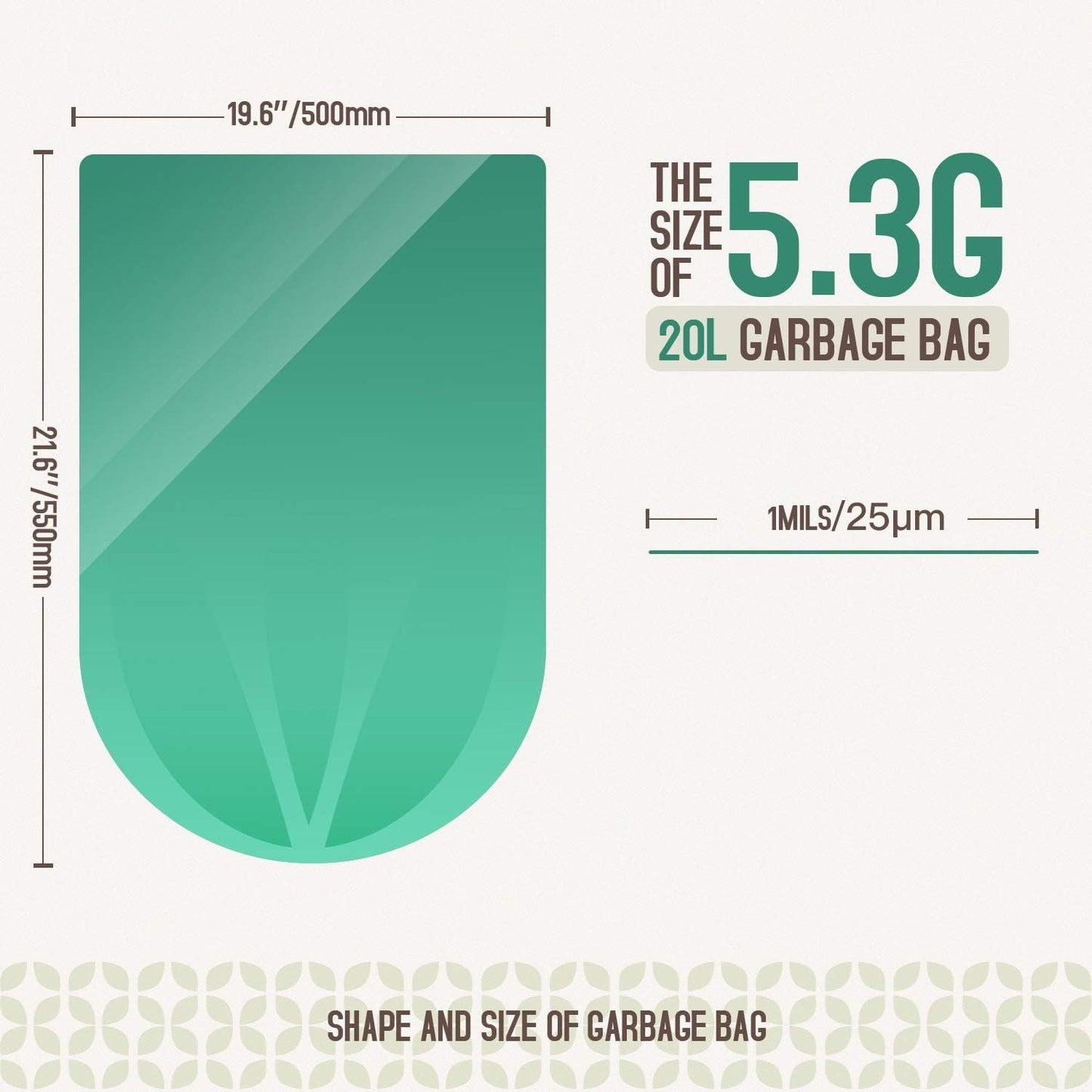 BIOOK Compostable Dog Poop Bags – Eco-Friendly, Leak-Proof, Certified Compostable