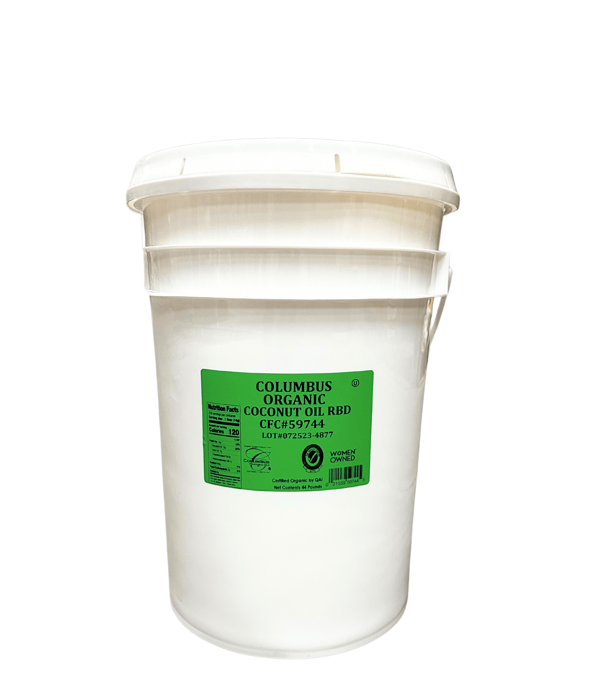 Coconut Oil, Organic, RBD - Concordia Style Boutique