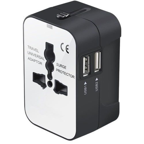 Travel Adapter, Worldwide All In One Universal Travel Adapter Wall Charger AC Power Plug Adapter