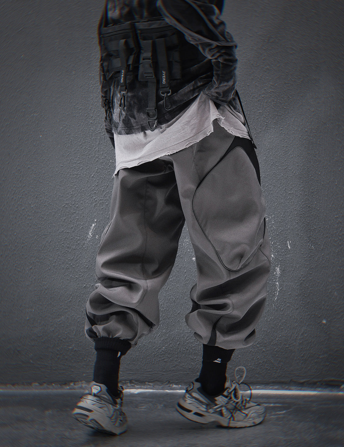 HiP44 Grey Alien Tech Joggers