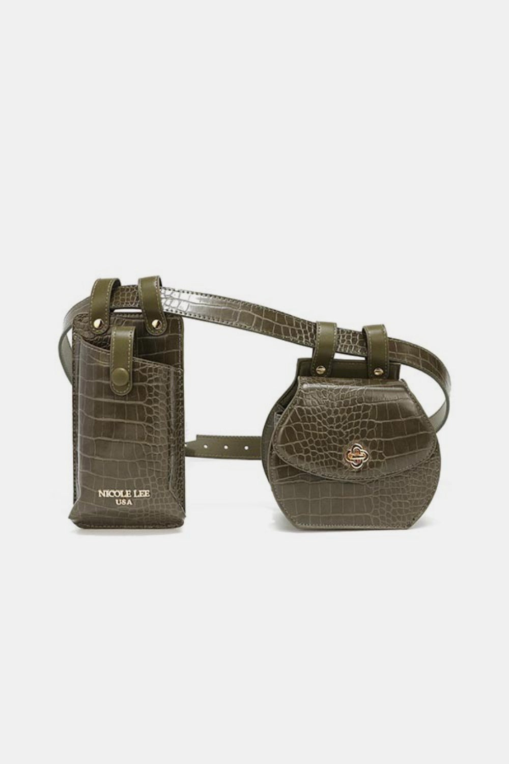 Nicole Lee USA 2 Piece Texture Belt Bag - Premium Belt Bag from Concordia Style Boutique - Just $38.80! Shop now at Concordia Style Boutique