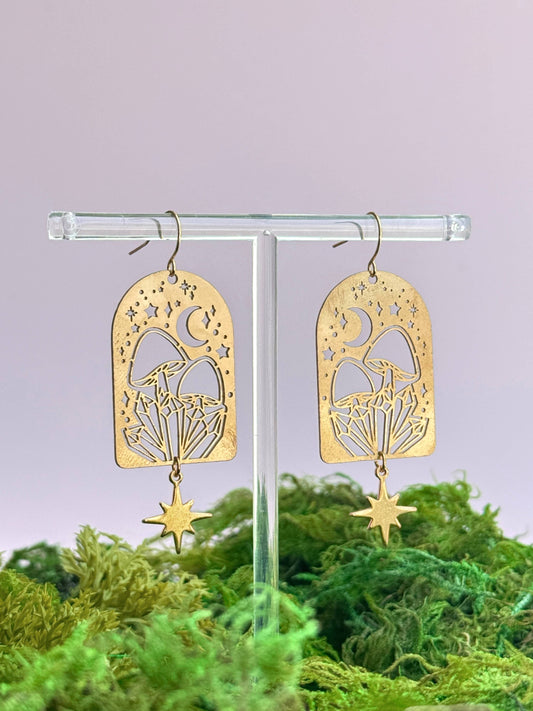 Sleepy Hollow Brass Dangles - Concordia Style Boutique