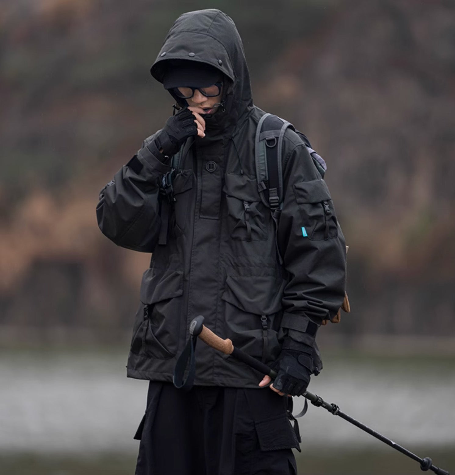 APEJ8 Black Tactical Wilderness Jacket - Concordia Style Boutique