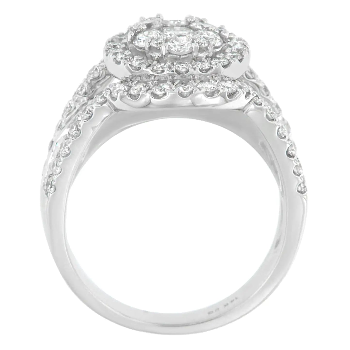 *SOLD OUT* 14k White Gold 2ct TDW Diamond Engagement Ring (H-I,SI2-I1) - Concordia Style Boutique