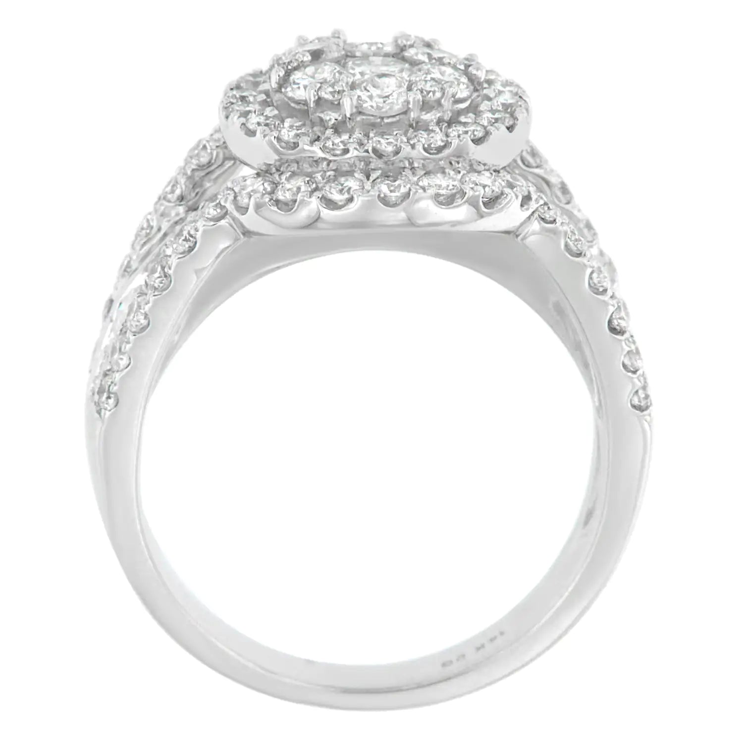 *SOLD OUT* 14k White Gold 2ct TDW Diamond Engagement Ring (H-I,SI2-I1) - Concordia Style Boutique
